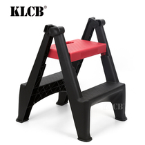 KLCB harsh car wash stool two-step stool folding ladder chair thick non-slip high and low stool high tool ladder stool