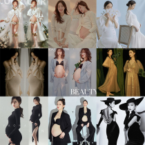 Pregnant women Photo costume new summer hipster location photo studio maternity dress pregnant women photography clothing