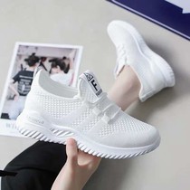 Old Beijing cloth shoes womens summer breathable mesh sneakers casual non-slip maternity shoes soft sole mom travel shoes