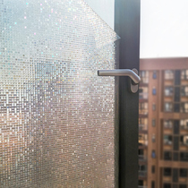 Electrostatic window glass sticker transparent toilet toilet anti-peeping anti-gloss window paper frosted film
