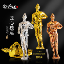 Luban Award Crystal Trophy Customized Craftsman Engineer Trophy Customized Award Memorial Trophy Making lettering