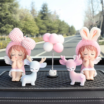 Car Pendulum car Ornament Car Creativity Cute Anne Small Deer On-board Decoration Middle Control Supplies Goddess Money
