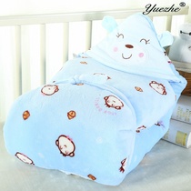 Baby hug quilt Autumn and winter thickened quilt Newborn towel Spring and autumn baby hug blanket winter thick swaddling supplies