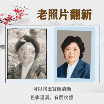 Explosive promotional old photos refurbished color clear old black and white photos damaged repair shake sound dynamic video production