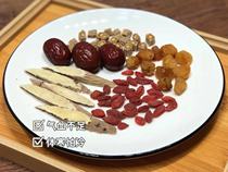 Astragalus longan womens qi and blood soup five times full wheat soup food Guangdong soup
