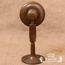 Slave Cousin Antique Bronze Ware Villa Decorations Ancient Play Antique Collection Brass Old Electric Fan Model Pendulum