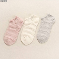Summer months Sub-socks Short Breathable Pineal no-footed postnatal pregnant women Sox Sox summer socks wide mouth loose summer socks