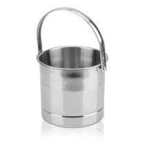 Stainless steel portable single-layer ice bucket bartending tool room practical portable bar supplies ice bucket bar ice bucket