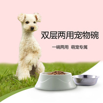 Stainless Steel Dog Bowls Dog Basin Dog Food Basin Large Canine Rice Tub Pooch Supplies Non-slip And Tasteless Pet Bowl