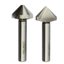 Straight shank triple-edged single edge chamfered knife 10 12 12 20 20 25 30 35 40 90 90 chamfered countersunk drill