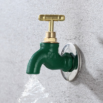 Cast iron faucet spool ordinary slow-open rental room outdoor 4-point 6-point faucet