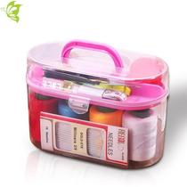 Large handmade small needle and thread box Portable needle and thread bag set Cute household sewing needle and thread storage box mini thick thread