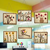 New product School kindergarten Creative handmade DIY material package Classroom corridor ring hanging decoration Air hanging decoration