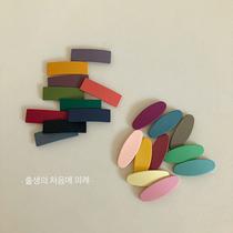 Broken Hair Clip East Large Frosted Bb Child Girls Side Clip Liu Sea Clip Morandi Baby Hairpin Clip