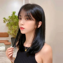 Wig female hair Xia Zhen hair full real hair natural full head short hair simulation collarbone long hair wig set