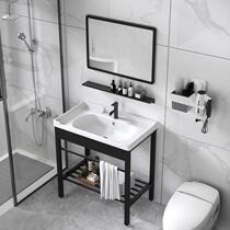 Stainless steel bracket Floor-to-ceiling washbasin Ceramic washbasin washbasin Toilet integrated washbasin Balcony