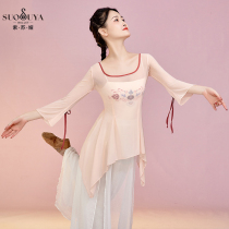 Suoya classical dance gauze clothing body rhyme style Chinese dance dance clothing ancient style jacket performance clothing