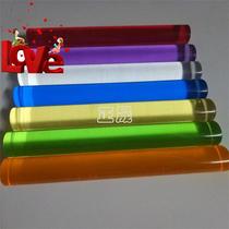 Color Plexiglass h light guide rod Acrylic crystal round rod Solid plastic cylinder 18 20 25 30 35