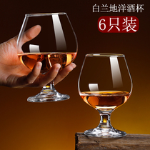 Brandy Cup set crystal glass wine glass creative home European short foot Wine Wine Wine Cup