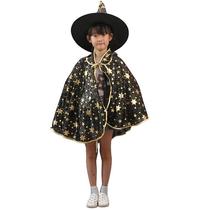 Shindie Halloween childrens costumes male and female children witch cloak cloak mantle costume party cos witch costume