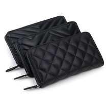 Long womens wallet 2021 New Lingge zipper bag European and American fashion bag womens wallet