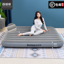 Bai Shi Le air cushion sheets People use double inflatable mattress to increase the air cushion thickened portable sleeper inflatable bed