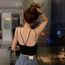 2022 new ice-wire beauty back smeared with anti-walking light wrap chest and summer inner hitch bottom harness can be outside wearing a vest bra