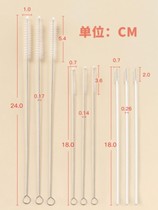 Brush straw cup artifact long handle thickened baby straw cup brush Pacifier cleaning Slender cleaning brush 0
