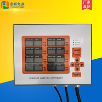 Hot runner timing controller time sequence controller oil and steam valve universal mold 8 sets of integrated oil valve