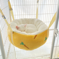 Cat hammock hanging nest cat nest hanging cat swing sun artifact pet hanging basket cat cage cat bed winter