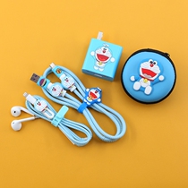 Applicable glory 60 se pro Magic4 data line protective sheath winding rope quick charger Cartoon sticker film