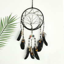 ins life tree creative dream net natural crystal gravel home feather hanging decoration Cross-border handicrafts