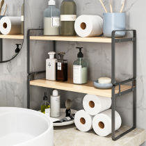 Simple office desktop three-story storage rack kitchen countertop rack toilet corner layered storage rack