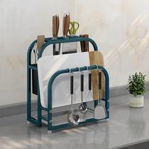 Stainless steel knife chopsticks kitchen shelves cutting board deck frame multifunctional knife seat kitchenware countertop