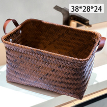 Toys dirty clothes cover basket basket washing basket clothes barrel simulation of vine cotton large basket luxury package for household use