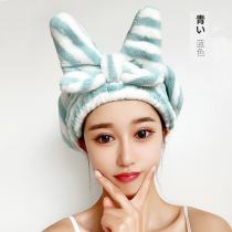 Dry hair cap female super absorbent quick dry short hair special shower cap wash hair wrap headscarf 2021 New Net Red