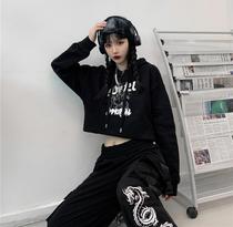 Sweatshirt female spring and autumn thin hooded 2020 new net red fried street coat high waist short loose autumn women