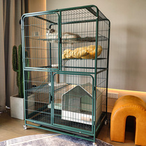 Cat cage Cat cage Home indoor large free space Cat cage Villa Cat nest Cat house with toilet one