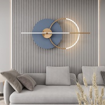 Nordic luminous iron wall hanging modern living room sofa background wall decoration luxury bedroom bedside wall pendant