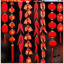 Pepper Firecracker string pendant New Year indoor layout Living room New Year scene New Years Day decorations Home New Years Goods Spring Festival
