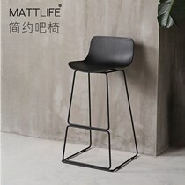 Bar chair Nordic simple wrought iron bar chair bar stool bar stool bar stool bar chair
