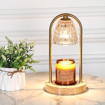 Nordic romantic aromatherapy lamp bedroom bedside melting wax lamp timing dimming retro sleeping glass candle atmosphere lamp
