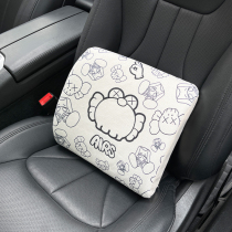 Car supplies creative waist cushion cute cartoon anti-fatigue memory cotton waist pillow by summer car accessories