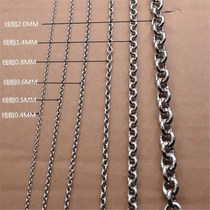 Stainless steel chain 304 seamless new welded chain 304 stainless steel chain Seamless stainless steel welded mouth chain Pet