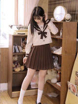  JK uniform sweet skirt suit Full set of Japanese soft girl sailor suit College style female student dress School uniform class suit Autumn and winter