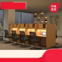Study room closed study table shared partition chair immersion postgraduate entrance examination special set for college students reading area