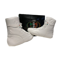 NoBoxing NoLife boxing shoes adult leather training competition professional leather high-top non-slip boxing boots
