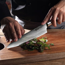 Sishilang Damascus steel kitchen special chef knife super sharp home kitchen knife sliced meat knife