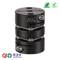 GLG45# steel double diaphragm coupling stepper servo motor high torque high precision elastic coupling