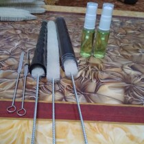 Suona Rod cleaning brush maintenance oil core cotton tool long hair tube Xiao soft hair anti-cracking Sheng instrument cleaning brush
